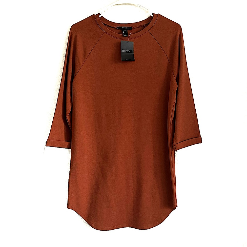FOREVER 21 Rust Jersey Dress NWTs